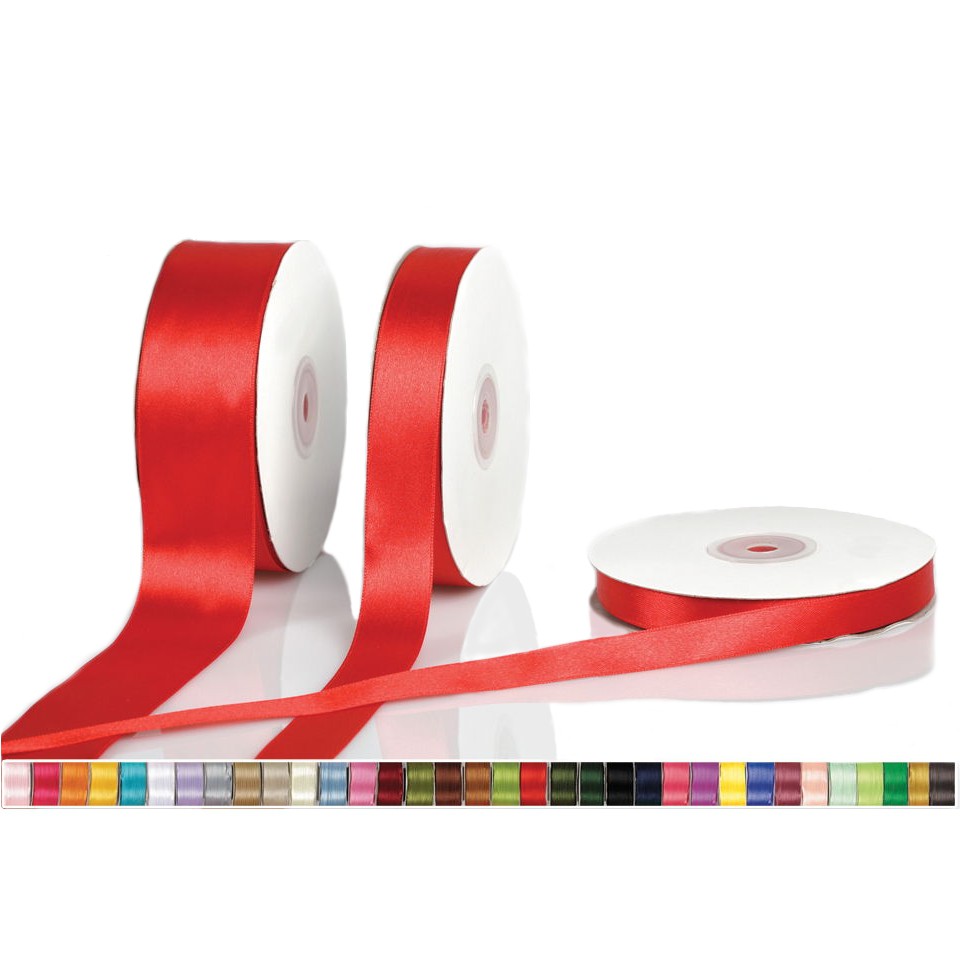 Κορδέλα σατέν μονής όψης 1cmx50m Κορδέλα