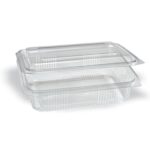 PET container with integrated lid 1500ml 10pcs