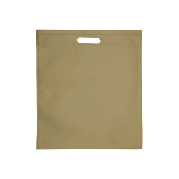 Τσάντα οικολογική, non woven, με λαβή χούφτας. Χρώμα: φυσικό