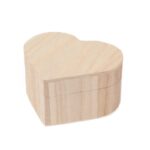 Wooden heart box