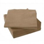 Χαρτοπετσέτα πολυτελείας eco κραφτ 33x33cm 100φ