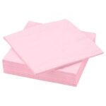 Luxury pink napkin 33x33cm 100f