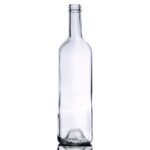 Γυάλινη φιάλη στρογγυλή 750ml