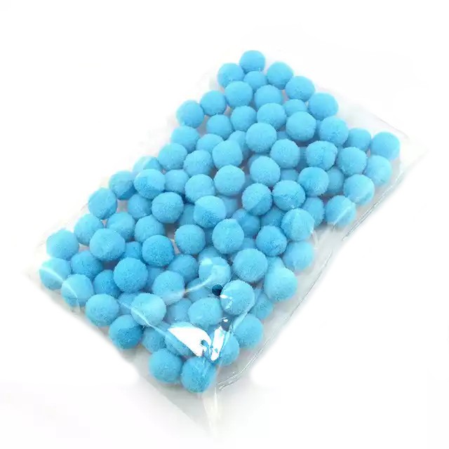 Decorative pom pom 2cm 100pcs - Siganos Pack