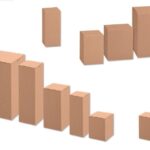 Κουτιά αναδιπλούμενα κραφτ 10x10x10cm 25τμχ