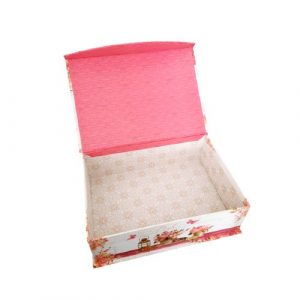 Κουτί χάρτινο με μαγνήτη "Pink" 27x19.5x8.5cm