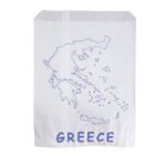 Paper envelope bag Greece white 17x23cm 50pcs