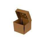 Κουτί φαγητού κραφτ 12x12x10cm (100τμχ)