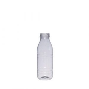 Πλαστική φιάλη PET, διαφανής, 250ml Ιδανικό για συσκευασία χυμού, γάλακτος, αναψυκτικών κ.α.