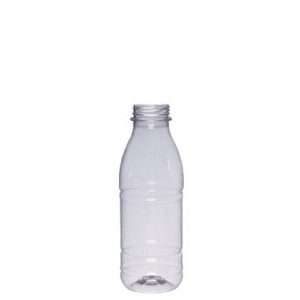 Πλαστική φιάλη PET, διαφανής, 500ml Ιδανικό για συσκευασία χυμού, γάλακτος, αναψυκτικών κ.α.