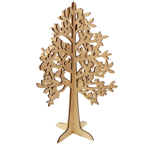 Wooden decorative tree. Color: natural Dimension: 44x30cm