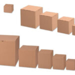 Folding paper boxes 8x8x8cm 25pcs