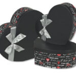 Paper heart boxes “love”