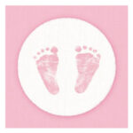 Napkin “Baby Steps Girl”