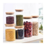 Glass jar with wooden lid - Image 2