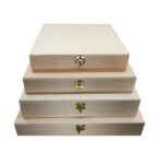Wooden square box