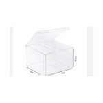 Transparent Βox 7x7x5.5cm Folding 25pcs