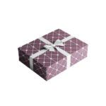 Paper Roll 70cmx100M Burgundy with Shapes - Image 2