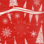 Christmas Tree Paper Roll 70cmx100M - Image 3